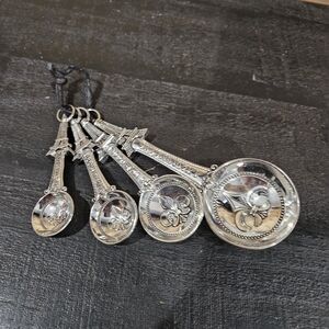 Silver Fleur De Lis Measuring Spoons